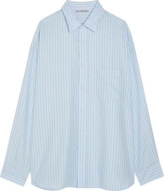 Acne Studios Striped Woven Shirt - Blue - 44 (UK16 / XL)