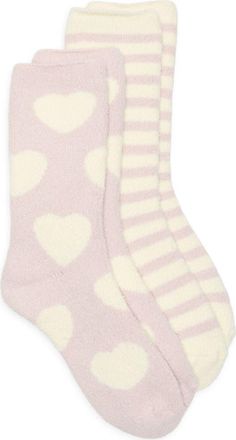 Honeydew Intimates 2-Pack Hearty Snowdrift Crew Socks in Blossom Blush at Nordstrom Rack