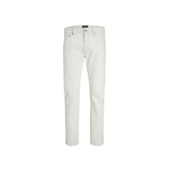 Jack & Jones Straight Jeans - Heren - Regular Fit Jeans - Wit - W36 L34 - Katoen - Jeans
