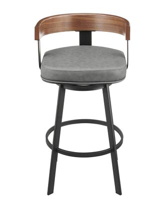 Armen Living Idris 30In Swivel Bar Stool