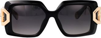 Philipp Plein Geometric Sunglasses Spp159 0700