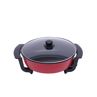 OEM Olla El&eacute;ctrica Para Fondue, Doble Compartimento, Calefacci&oacute;n De Bajo Consumo, Color Rojo