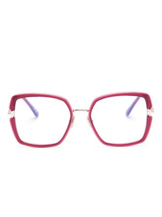 Tom Ford Eyewear FT5985B square-frame glasses - Pink