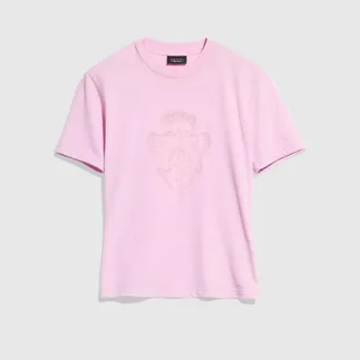 Gucci Cotton Jersey T-shirt With Print, Pink