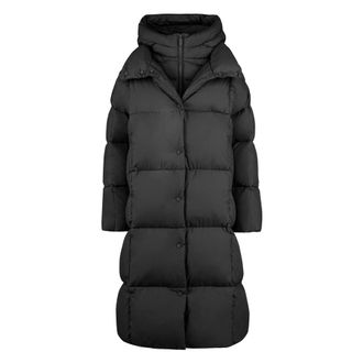 Bomboogie Piumino Lungo Semi-Opaco - - Coats - Donna - Nero - L