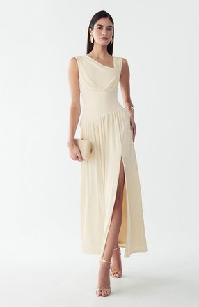 BWLDR Riah Maxi Dress in Off White at Nordstrom, Size 12