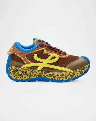 Loewe Men & apos;s Pogo Mix-Media Sneakers