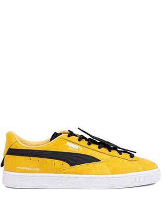 Puma x Porsche Legacy suede sneakers - men - Fabric/Rubber/Calf Suede - 9.5 - Yellow