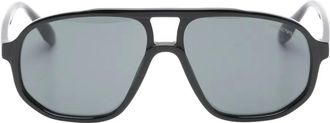 Emporio Armani Zonnebril met piloten montuur - Grijs