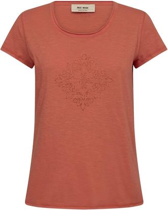 Mos Mosh T-Shirts - Dames - T-shirts - Oranje - XS - Tops