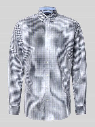 Christian Berg Regular Fit Freizeithemd mit Button-Down-Kragen in Bottle, Gr&ouml;&szlig;e 3XL