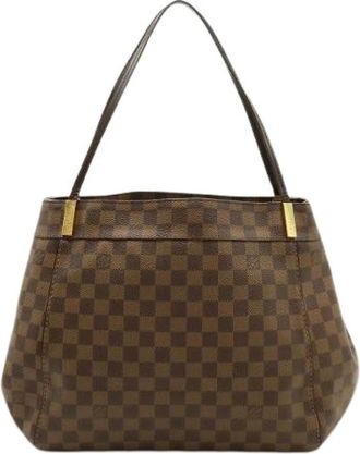Louis Vuitton Pre-owned Shoulder Bags, female, Brown, Size: ONE SIZE Pre-owned Vintage Canvas Shoulder Bag