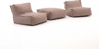Manifesto Furniture Manifesto Lonato zitzak lounge balkonset 3-delig
