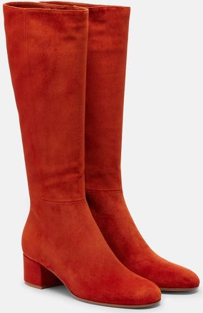 Gianvito Rossi Joelle suede knee-high boots