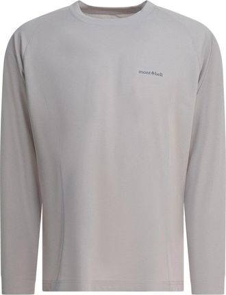 Montbell Cool Long Sleeve T - Heren - Longsleeves - Grijs - XL - Polyester - Tops