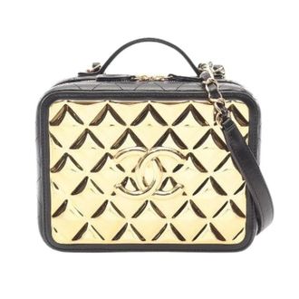 Chanel Pre-owned Matelasse Vanity 2Way Schoudertas - Dames - Vintage Handtas - Veelkleurig - ONE Size - Leer - Vintage