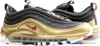 Nike Air Max 97 QS Black/Varsity Red/Gold Running Shoes AT5458-002