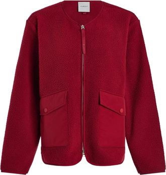 Varley Giacca Marina senza colletto - Rosso