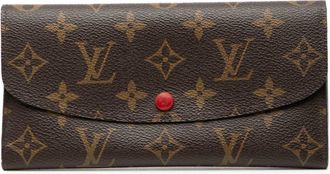 Louis Vuitton Brown Rouge Pvc Leather Long Wallet (Bi-Fold) (Pre-Owned)