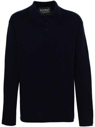 Alanui Geribbelde polotop - Blauw