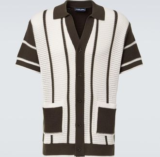 Frescobol Carioca Cardigan Fabricio in crochet di cotone