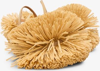 Moschino Raffia sandals - Beige