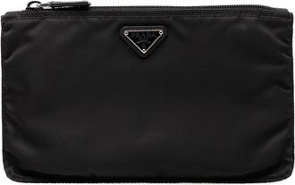 Prada Pre-owned Prada Tessuto Zip Clutch W20H8AVND7XVEK48