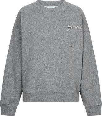 Dante6 Morrison Logo Sweater - Dames - Sweatshirts & Hoodies - Grijs - Maat: XL Katoen