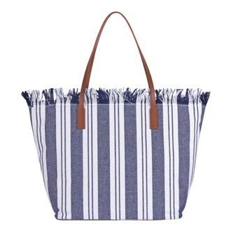 MC2 Saint Barth Tote Bags, female, Multicolor, Size: ONE SIZE City Bag with Fringes