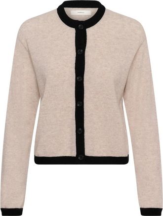 Inwear Monika Cardigan - Dames - Vesten - Beige - XL - Wol - Truien & Vesten