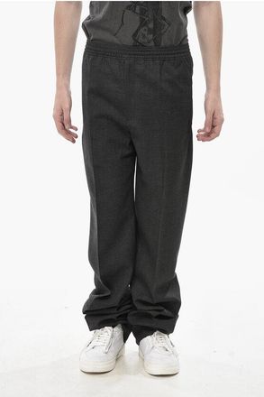 Givenchy Wool 4-Pocket Trousers with Elastic Waist size 44