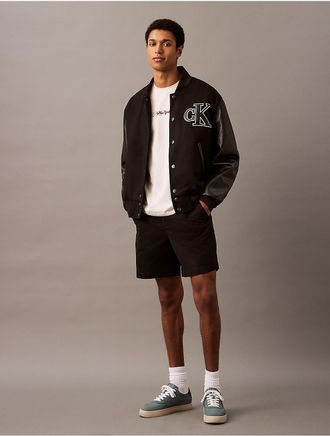 Calvin Klein Jeans Calvin Klein Mens Slim Chino Shorts - Black - 29