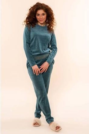 Charlie Choe fluwelen pyjama groen