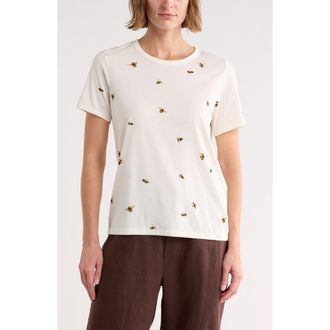 Rag & Bone Bumblebee Graphic T-Shirt in White Multi at Nordstrom Rack, Size X-Small