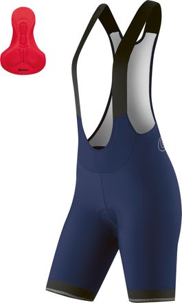 Gonso Fahrradhose GONSO Sitivo W BIB 0, Damen, Gr. 38, Normalgr&ouml;ssen, blau (dunkelblau), 65% Polyamid, 35% Elastan, Hosen Fahrradhose, Damen Rennradhose mit