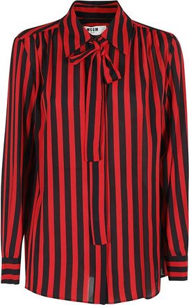 Msgm Stijlvolle Shirt voor Mannen - Dames - Overhemden - Rood - L - Overhemden