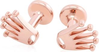 Rolex 18 kt Everose Gold Crown Cufflinks