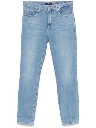 7 For All Mankind Relaxed Skinny Bloom Jeans