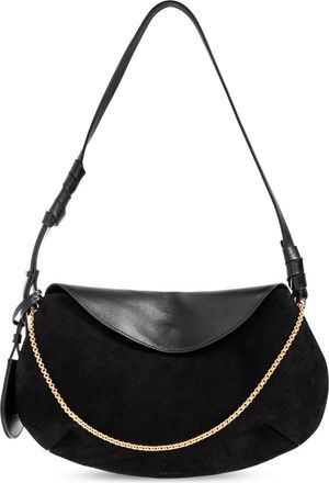 Neous Libra Schoudertas - Dames - Schoudertassen - Zwart - ONE Size - Leer - Tassen