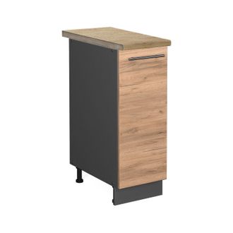 Vicco Armario De Farmacia Fame-line, Roble Dorado, 30 Cm, Et Roble