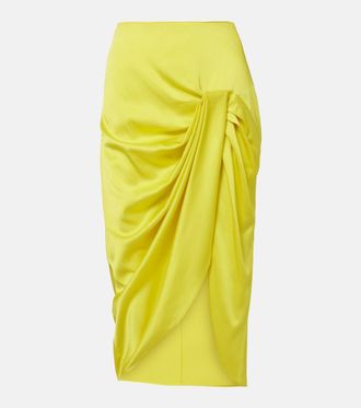 Stella McCartney Gonna a tubino in raso