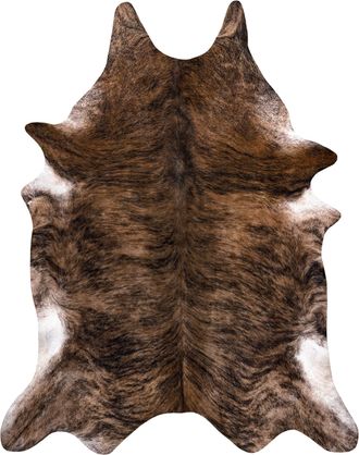 RugsX Rugsx - Alfombra Cuero De Vaca Artificial, Vaca G5072-1 Cuero Marr&oacute;n Brown 100x150 Cm