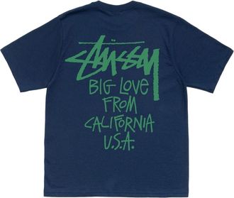 St&uuml;ssy Big Love T-Shirt Navy 1905218-NAVY