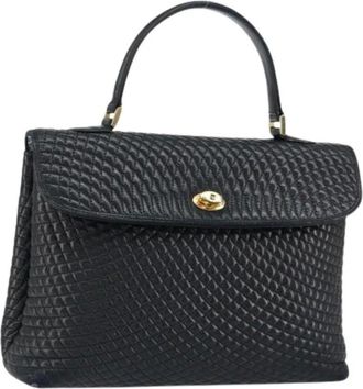 Bally Pre-owned Handbags, female, Black, Size: ONE SIZE Pre-owned Leather Handbag