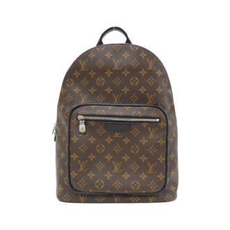 Louis Vuitton Marron Coated Canvas Backpack (Pre-Owned)