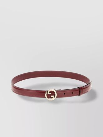Gucci leather belt in burgundy