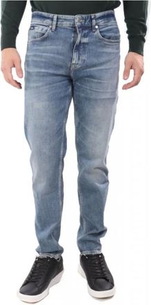 HUGO BOSS Jeans, Heren, Blauw, W32, Denim, Regular Jeans
