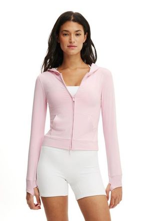 Cotton On Womens Active Ultra Soft Hooded Jacket in Cherry Dream at Nordstrom, Size X-Small