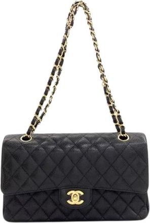Chanel Pre-owned Vintage Schoudertas - Dames - Vintage Schoudertas - Zwart - ONE Size - Leer - Vintage