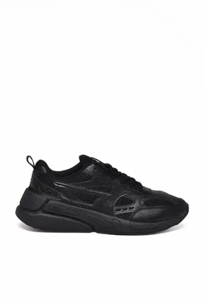 Diesel Black Men Polyester Serendipity Sport Sneakers